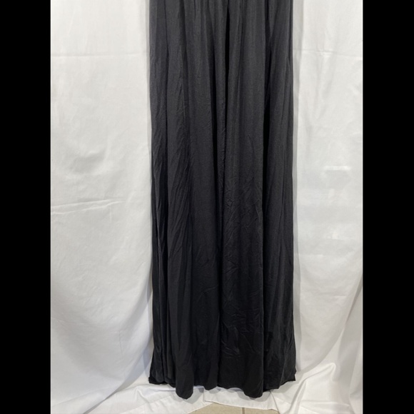 NEW‎ La Femme [sz 6 ] Sleeveless Plunge Neck Gown in Black - Picture 5 of 12